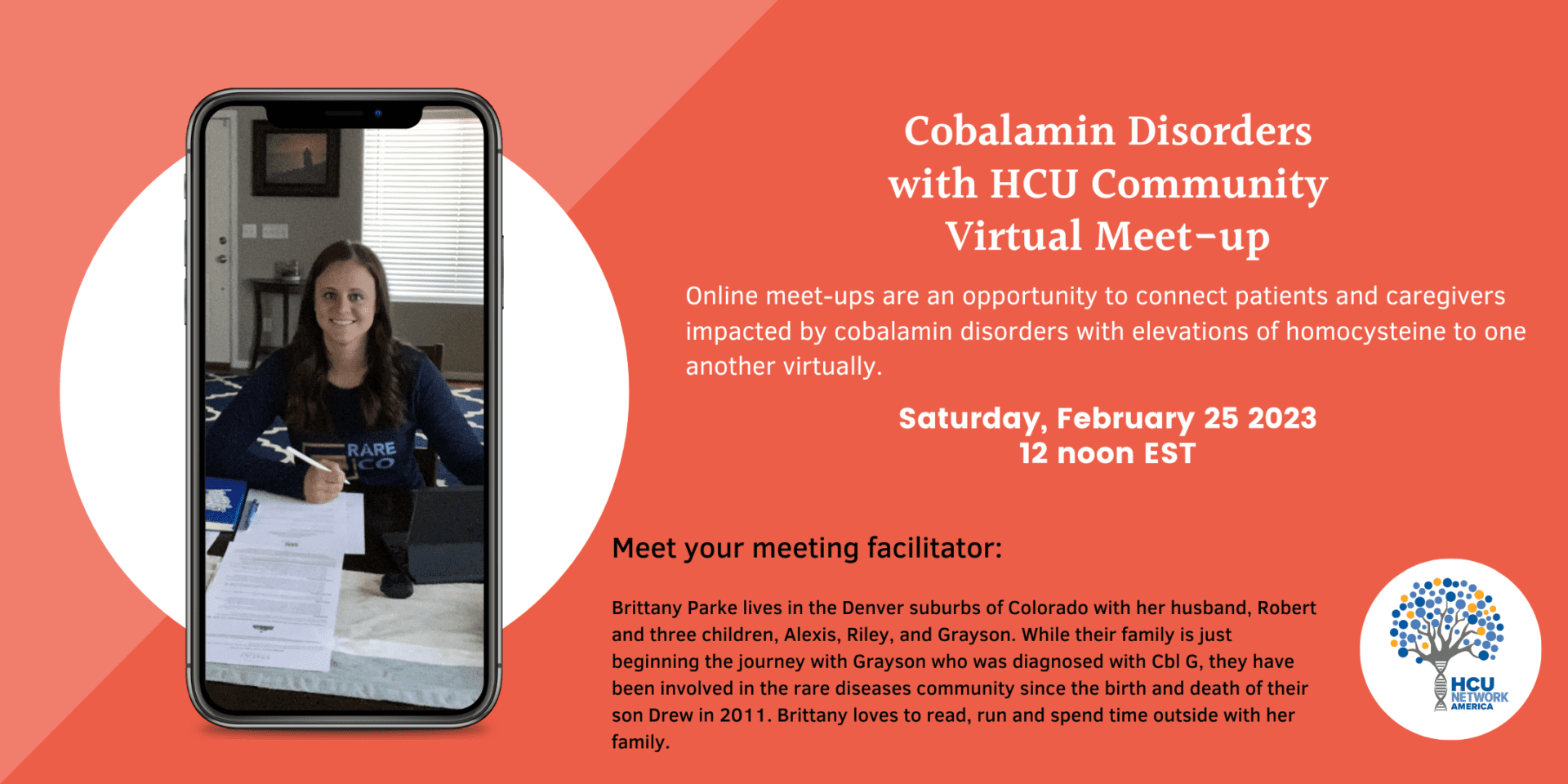 Cobalamin Disorders with Homocystinuria Meetup
