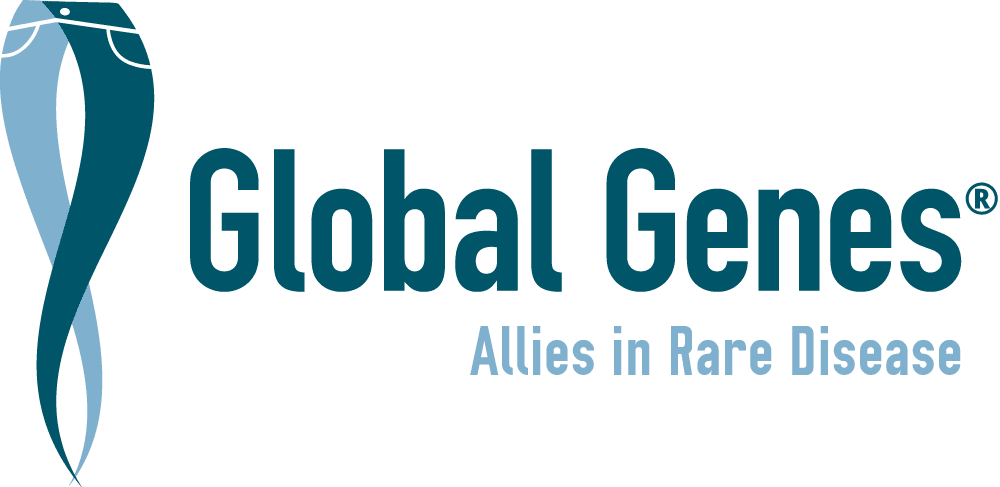 Global genes allies in rare disease logo.