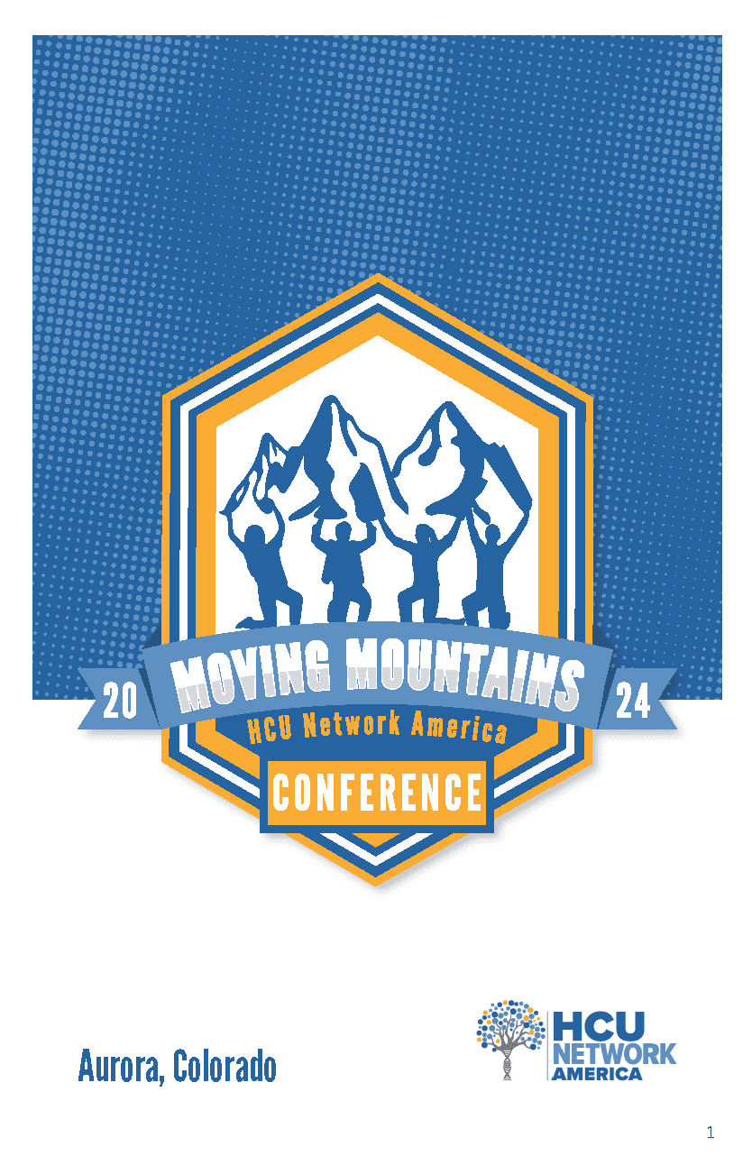 HCUN 2024 Moving Mountains Conference logo.