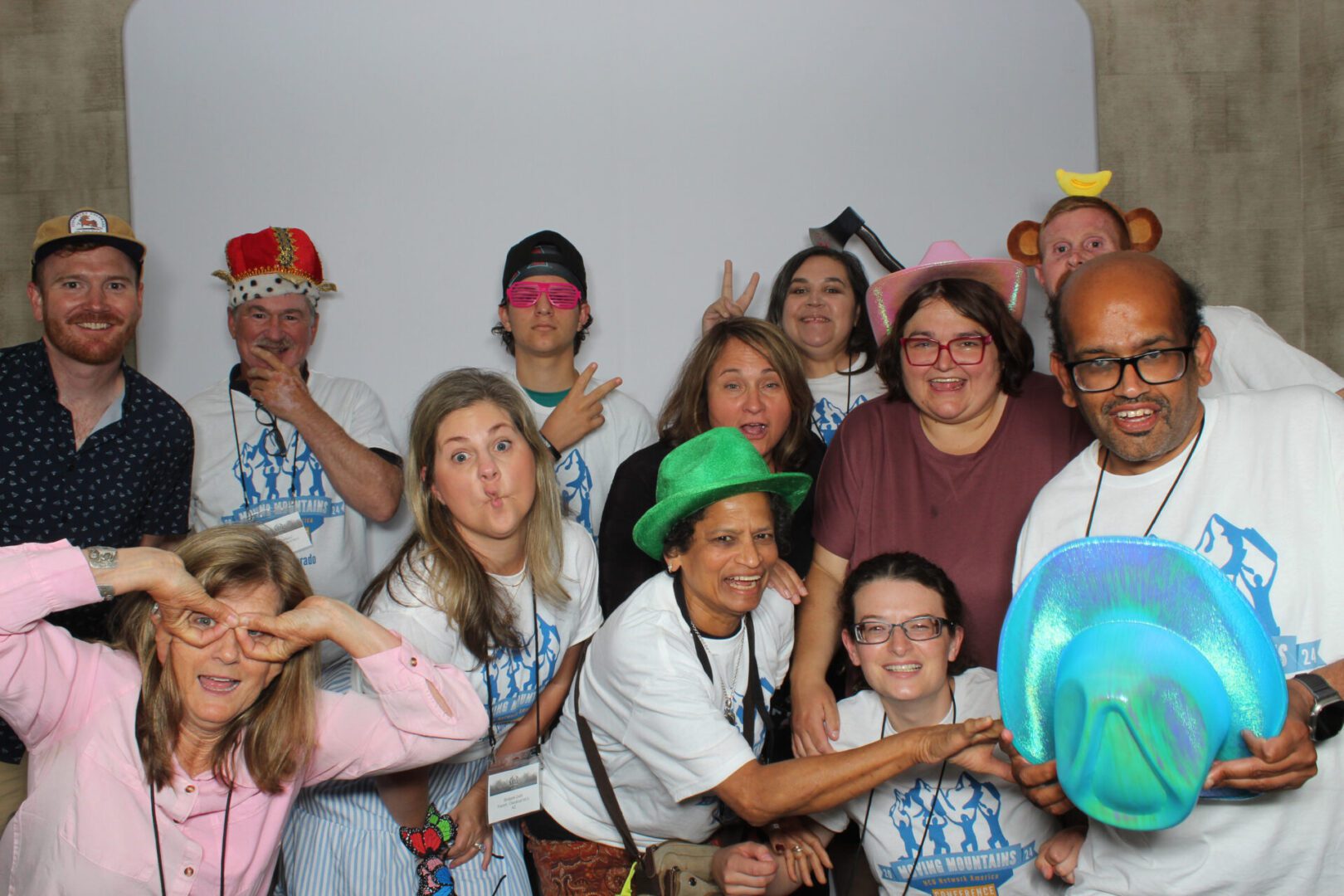 Group of people posing for a photo.