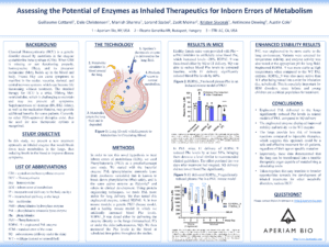 Engineered enzyme for inhaled therapy of HCU.