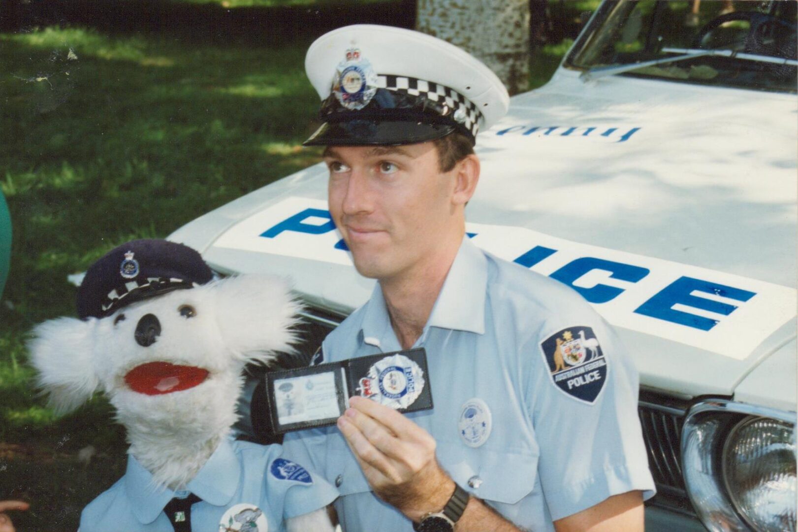 1991 - with Constable Kenny Koala 1991 - with Constable Kenny Koala
