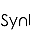 Syntis Bio logo with pink circle.