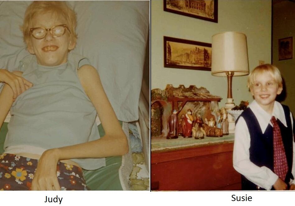 Two photos of a young boy with a teddy bear.